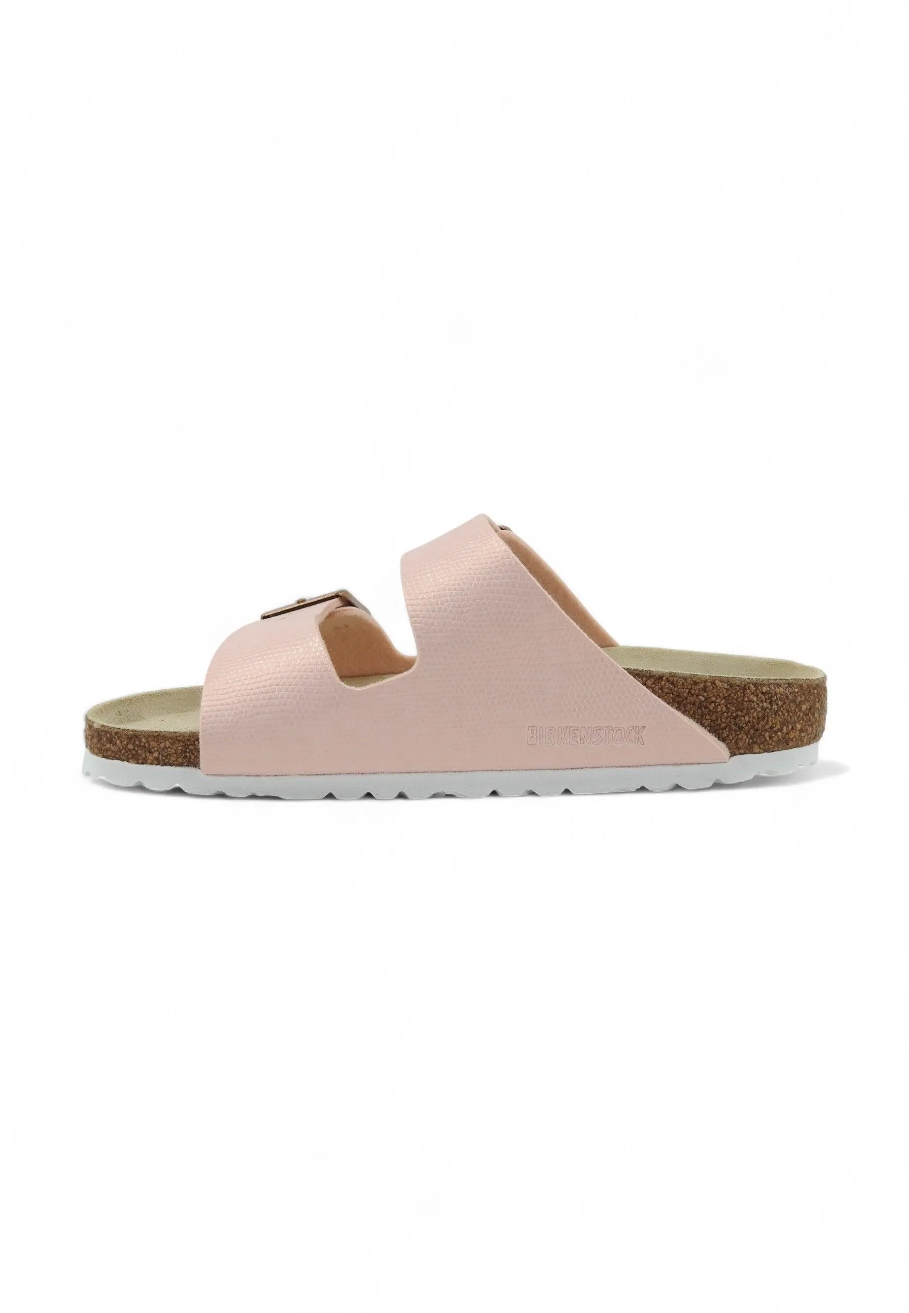 BIRKENSTOCK Arizona Ciabatta Donna Shiny Lizard Light Rose 1026448
