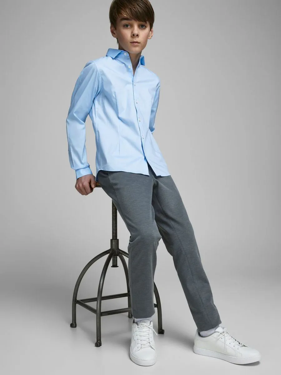 CAMICIE Ragazzo JACK&JONES 12151620 PARMA JR CASHMERE BLUE