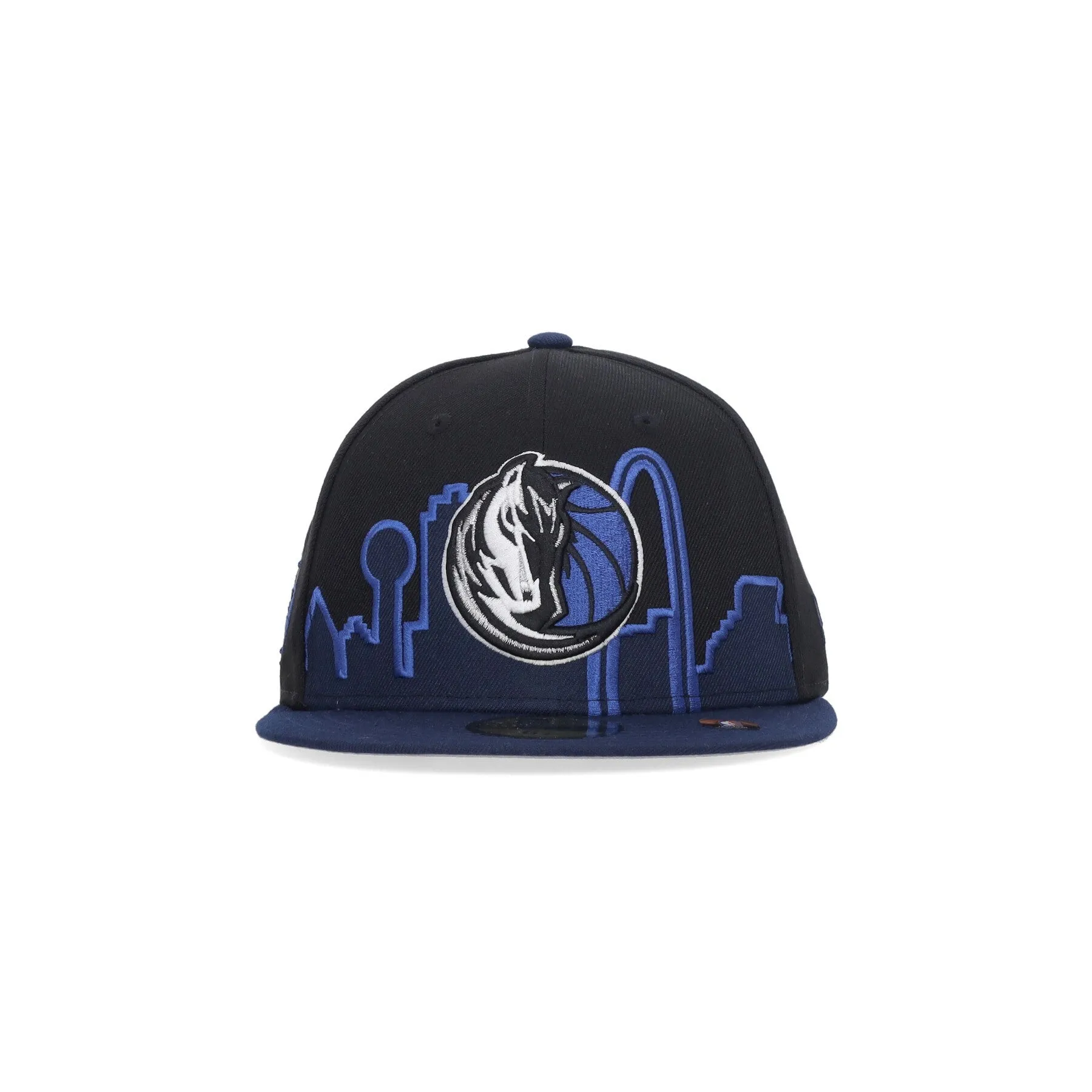 Cappellino Visiera Piatta Uomo Nba Tip Off 5950 Dalmav Black/original Team Colors