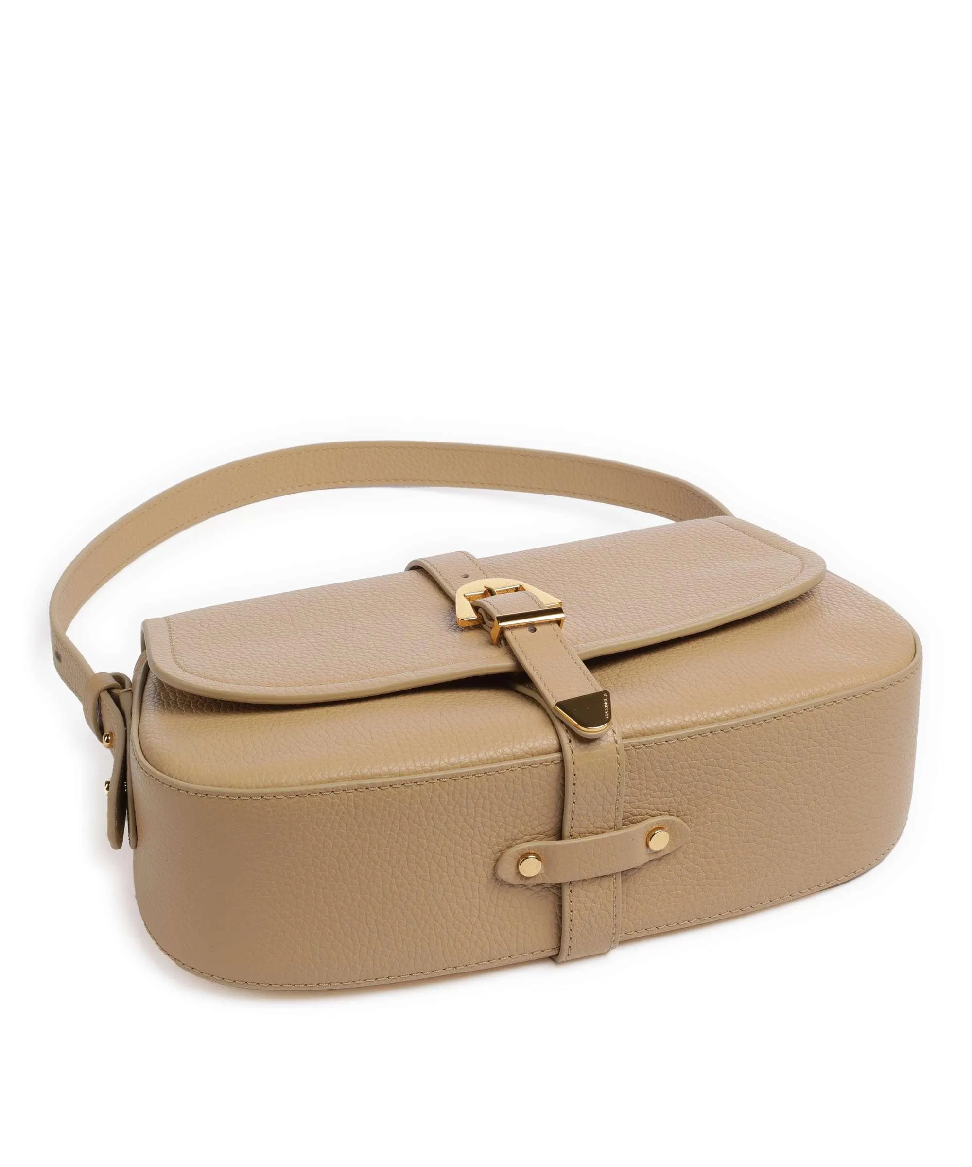  Coccinelle Magalu Borsa a spalla pelle granulata beige  
