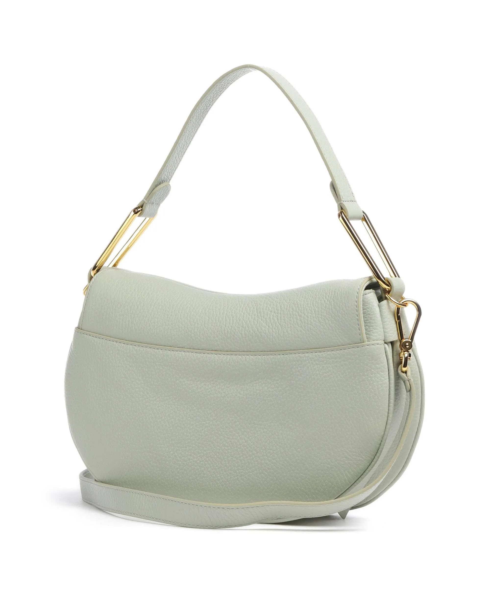  Coccinelle Magie Soft Borsa a spalla pelle di vacchetta grana verde menta  