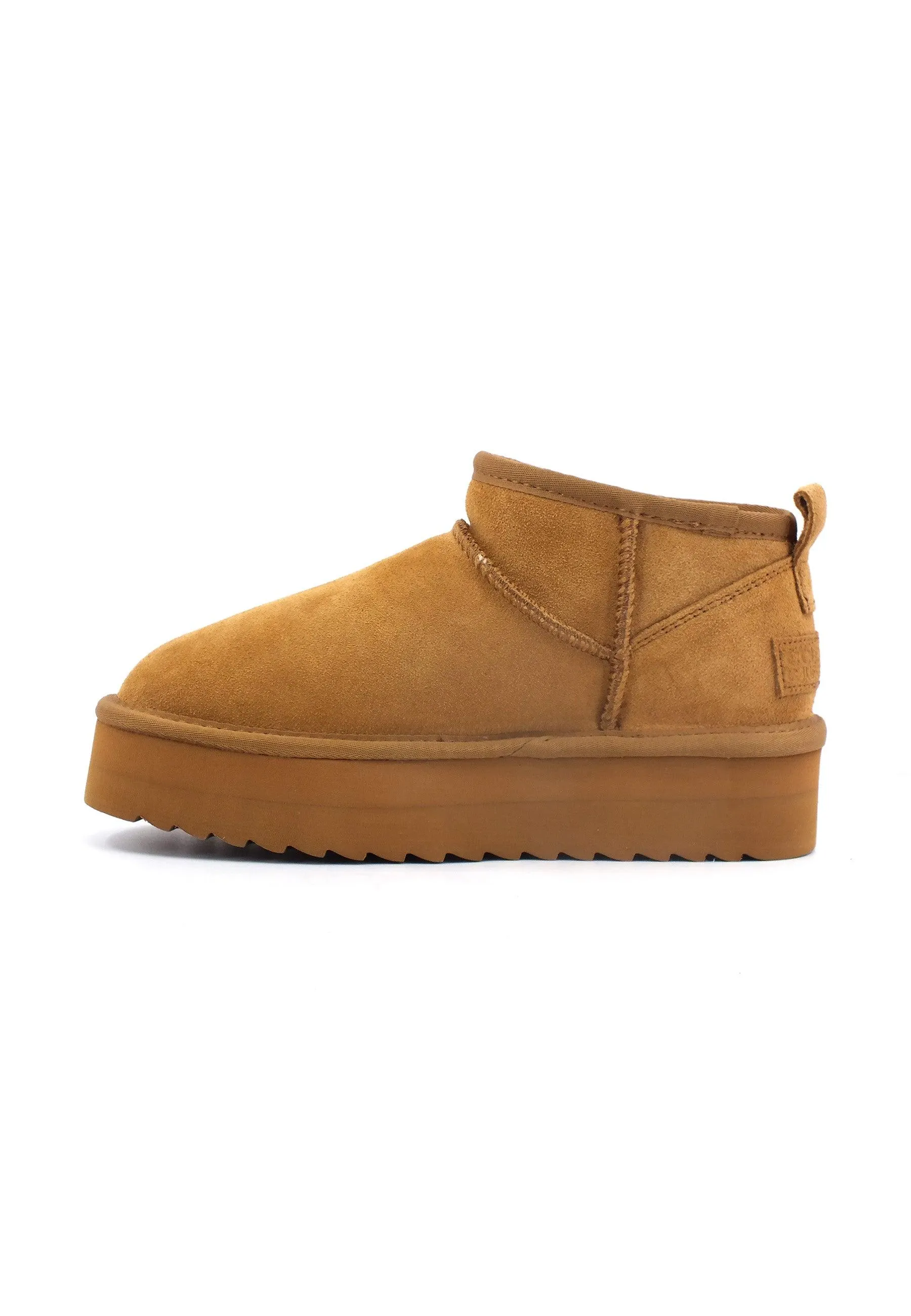 COLORS OF CALIFORNIA Stivaletto Pelo Donna Platform Tan HC.YWPLA01