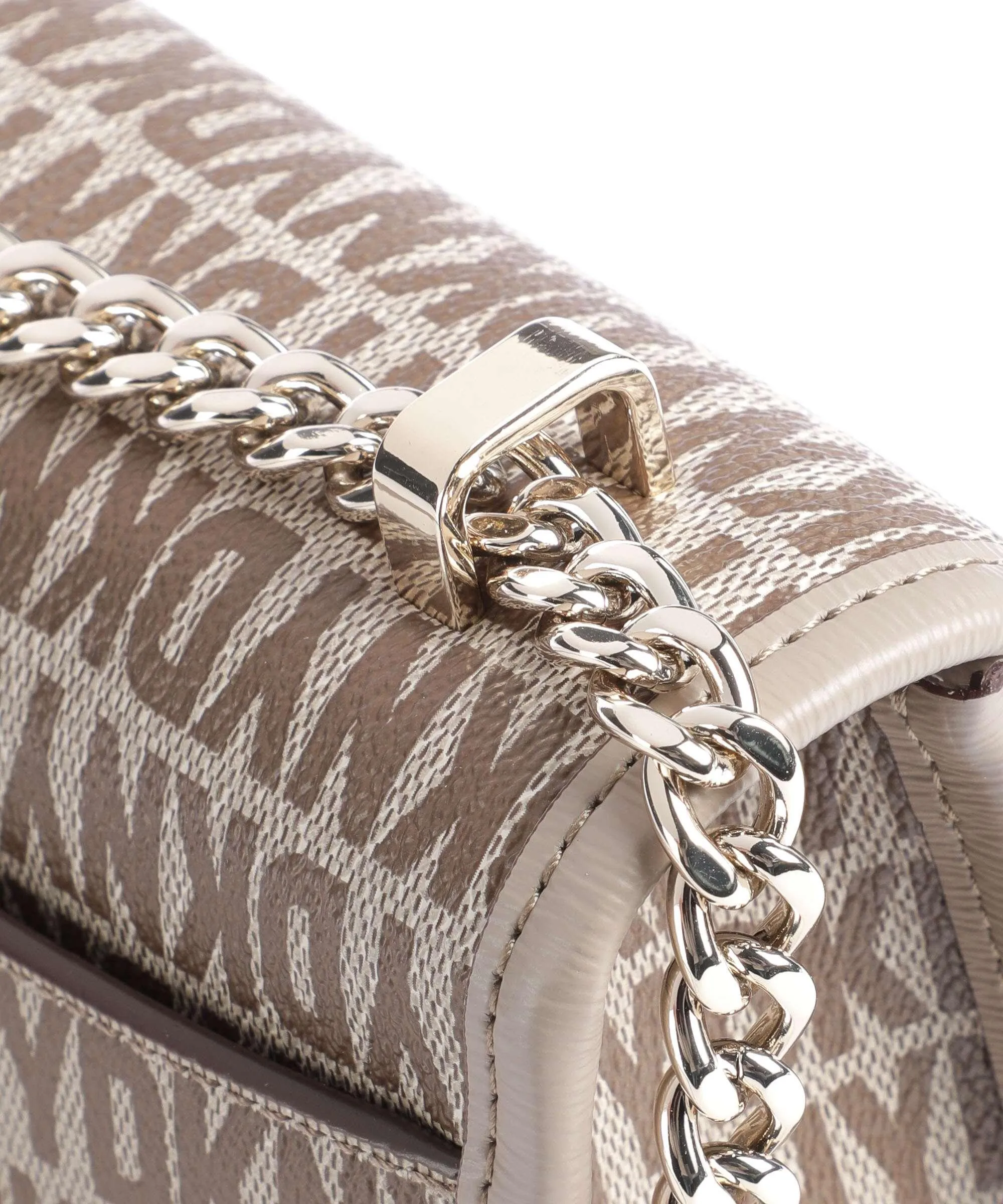  DKNY Elissa Borsa a spalla pelle sintetica marrone chiaro  