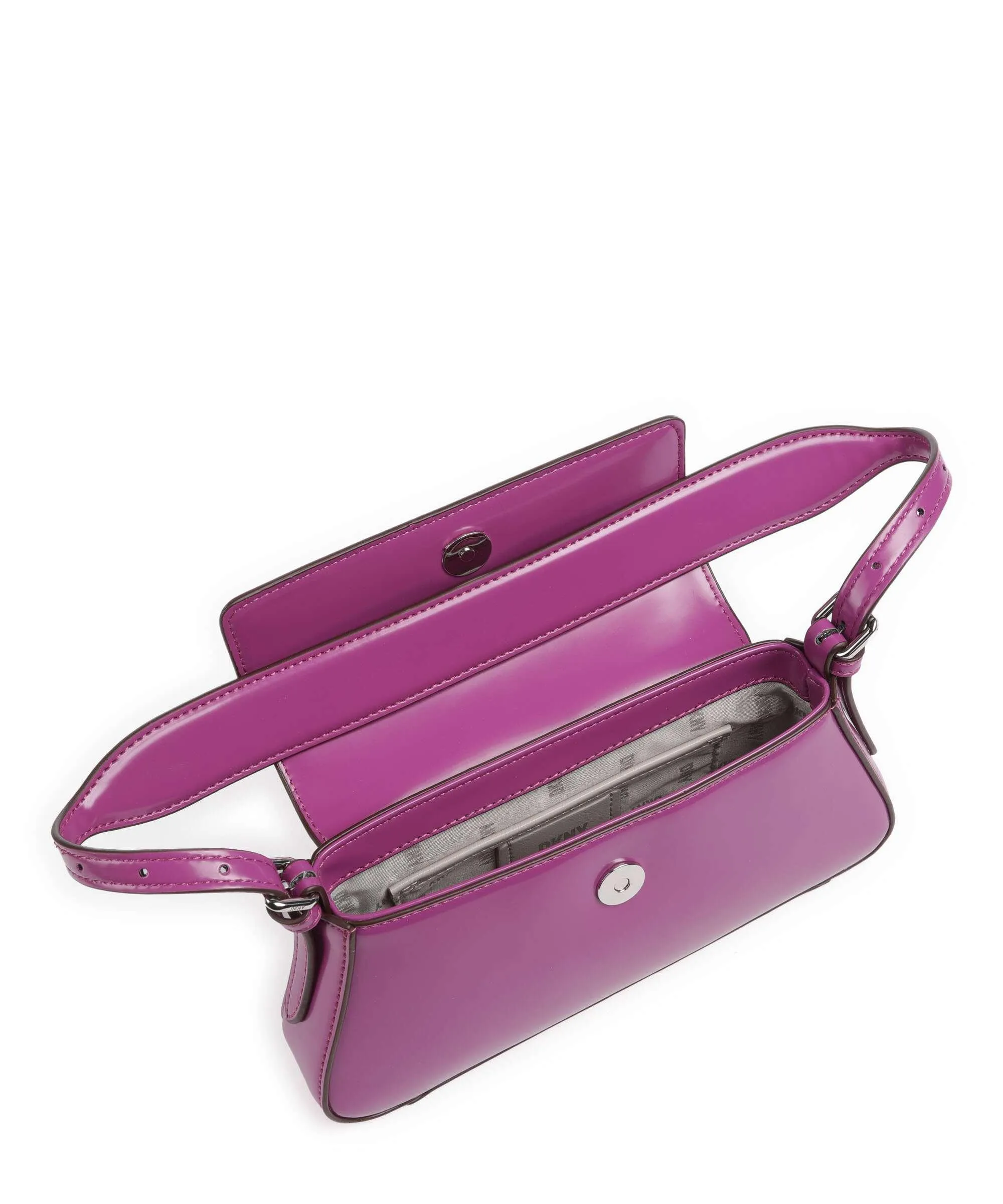 DKNY Suri Borsa a spalla pelle sintetica viola  
