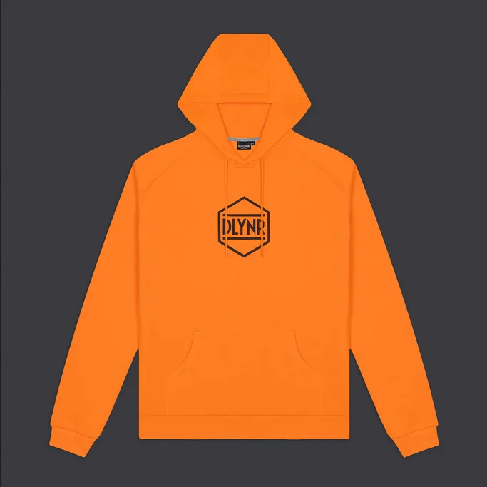 Dolly Noire Felpa con cappuccio Logo Hoddie SW186-SA-06 orange