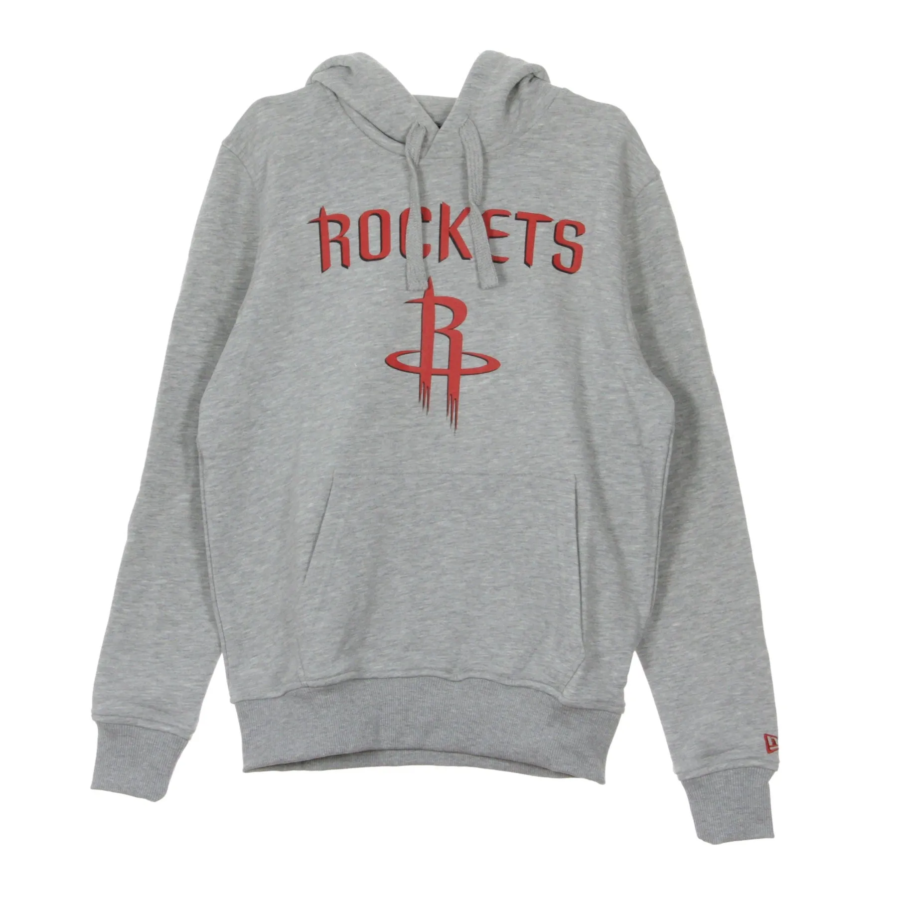 Felpa Cappuccio Uomo Team Logo Po Hoody Houroc Light Grey Heather