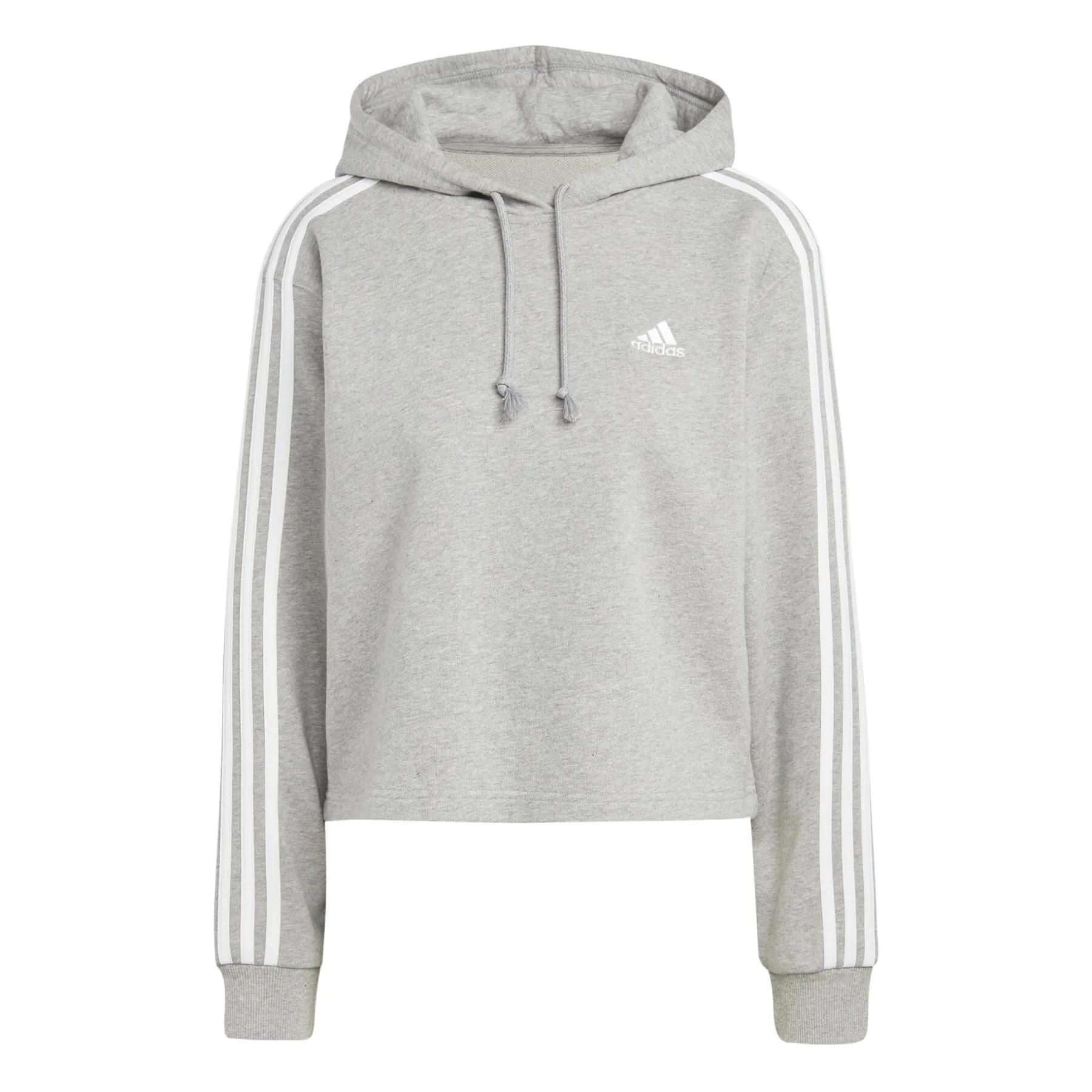 Felpa con cappuccio da donna adidas 3-Stripes Essentials French Terry