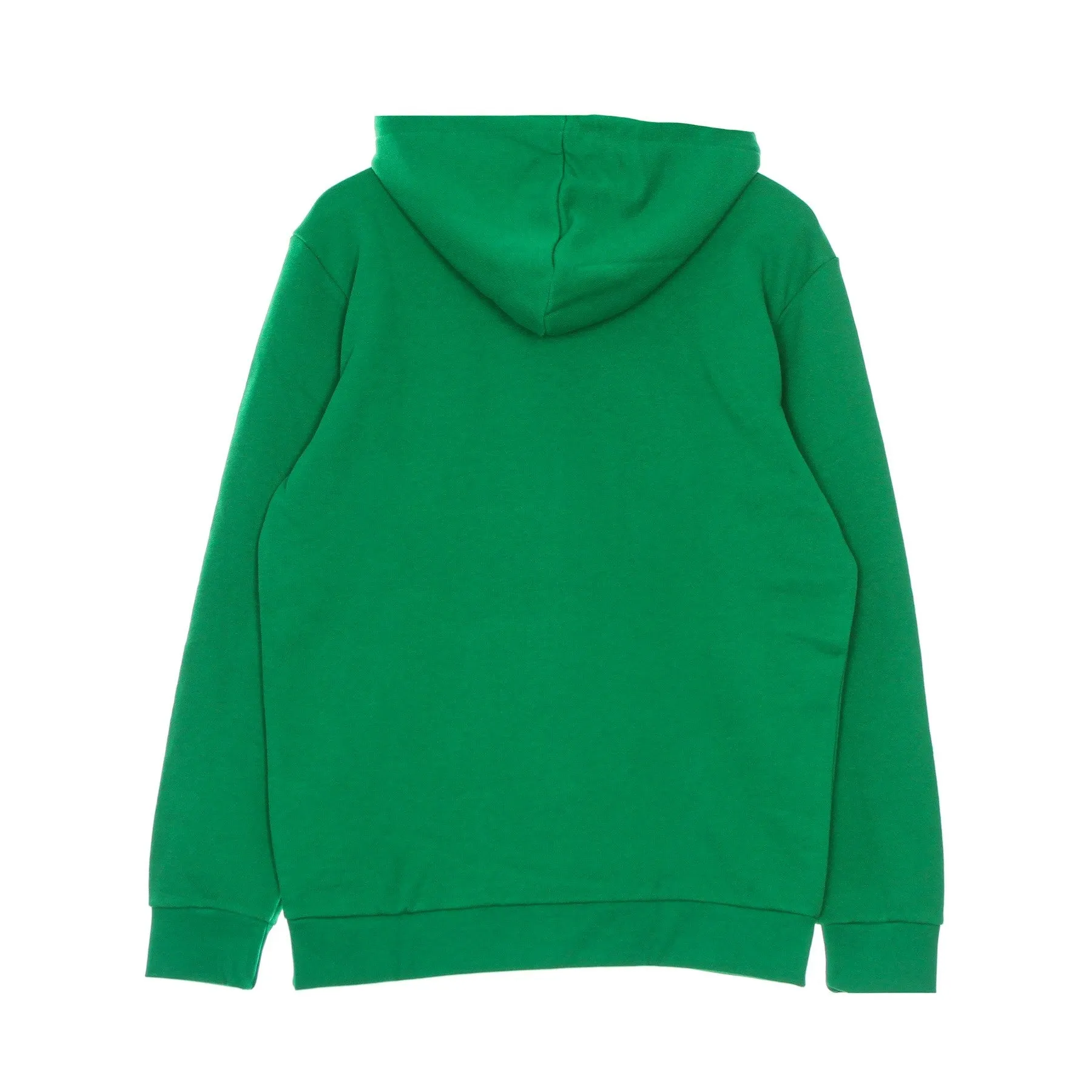 Felpa Leggera Cappuccio Uomo Trefoil Hoody Green/white