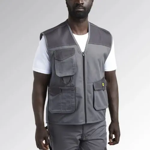 GILET DIADORA VEST MOVER STEEL GRAY L