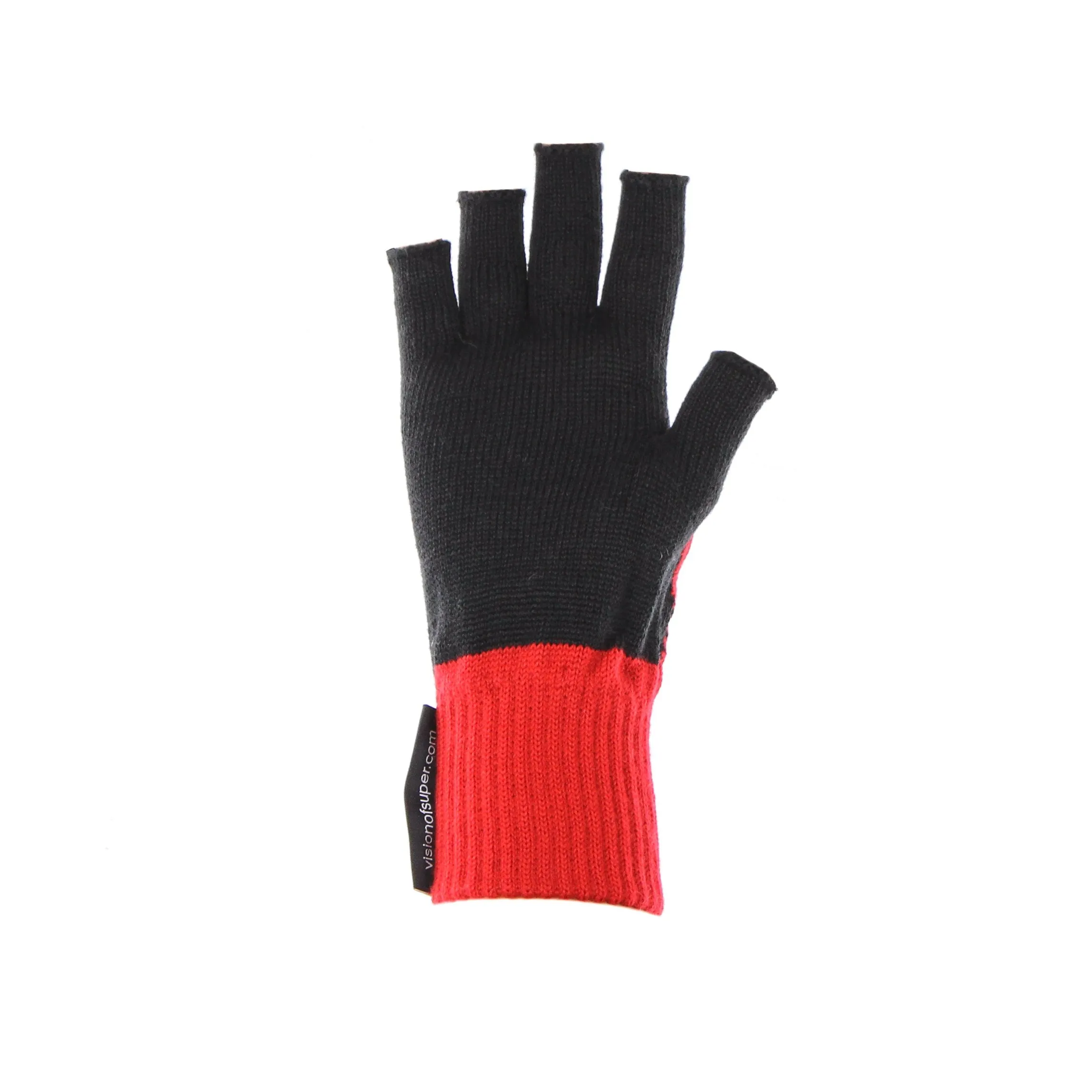 Guanti Uomo Red Flames Gloves Black/red