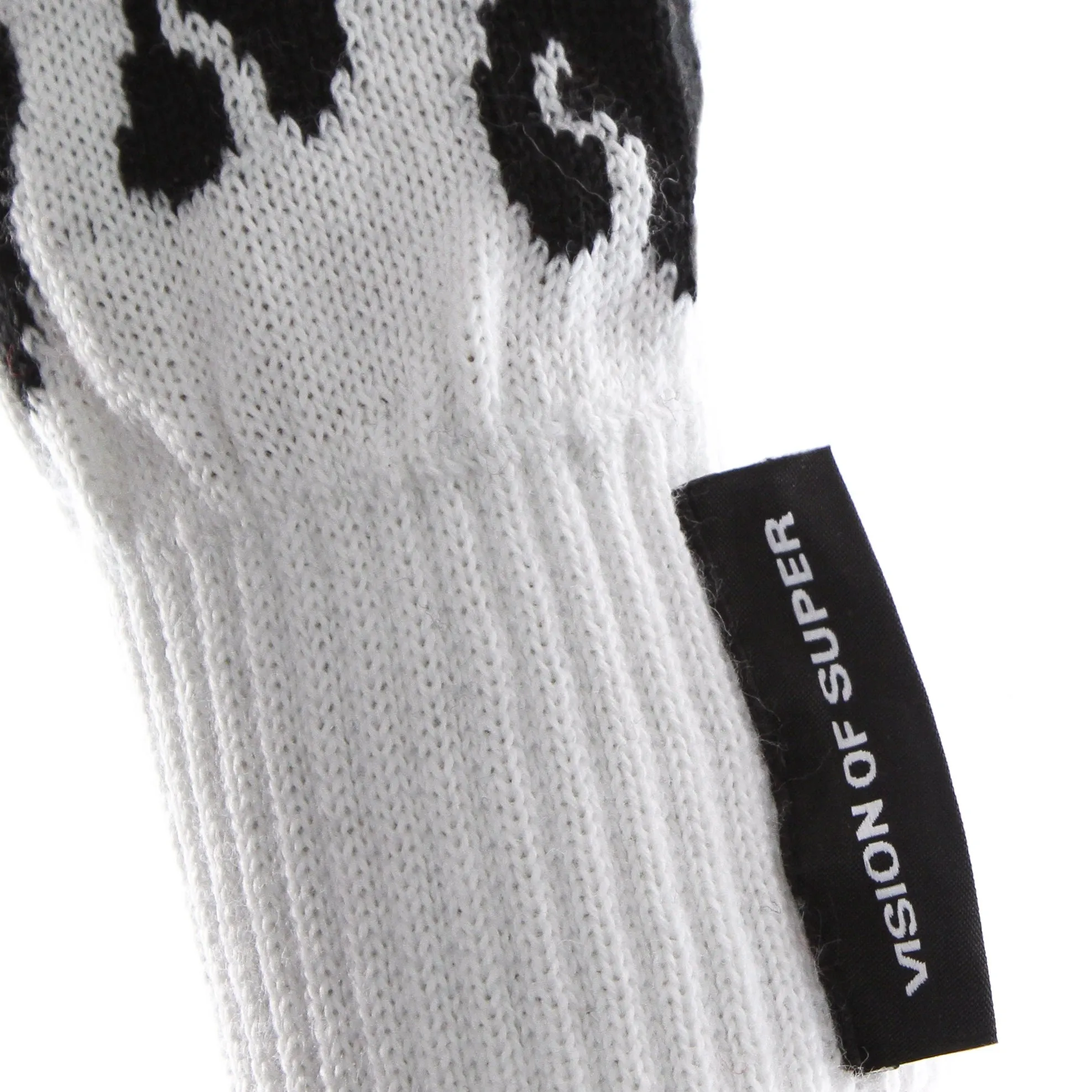 Guanti Uomo White Flames Gloves Black/white