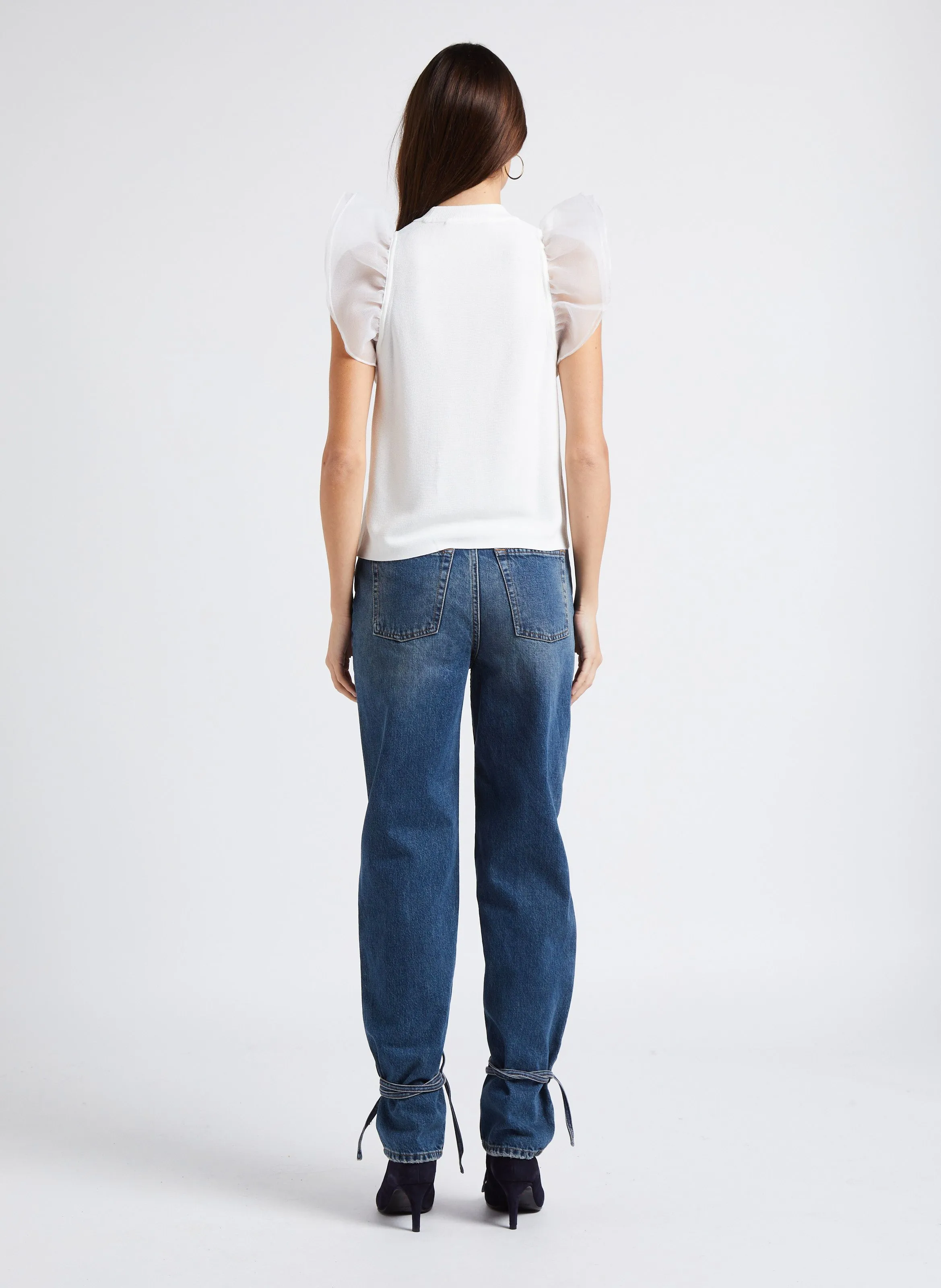  IRO   TROY - Jeans dritti in cotone | Blu