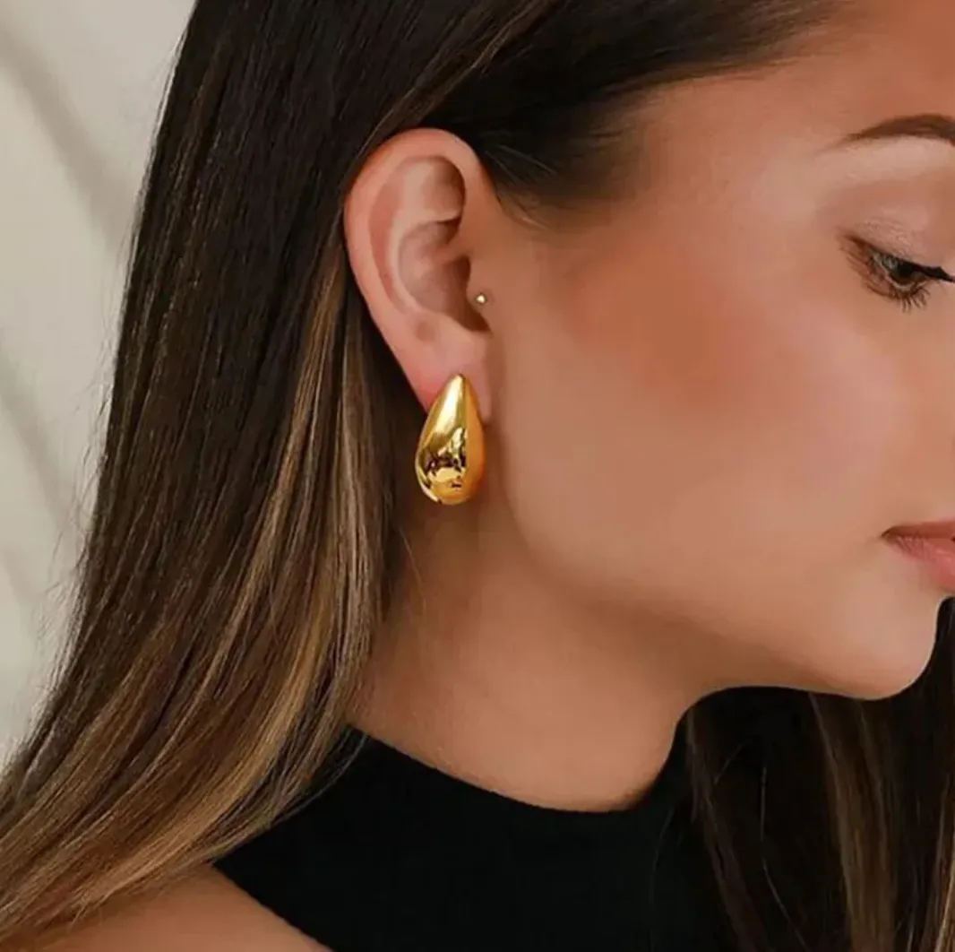Jewel - Orecchino drop gold