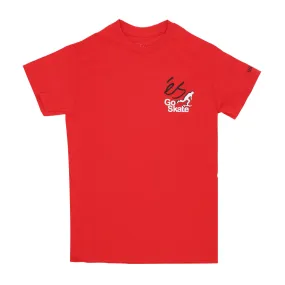 Maglietta Uomo Go Skate Tee Red