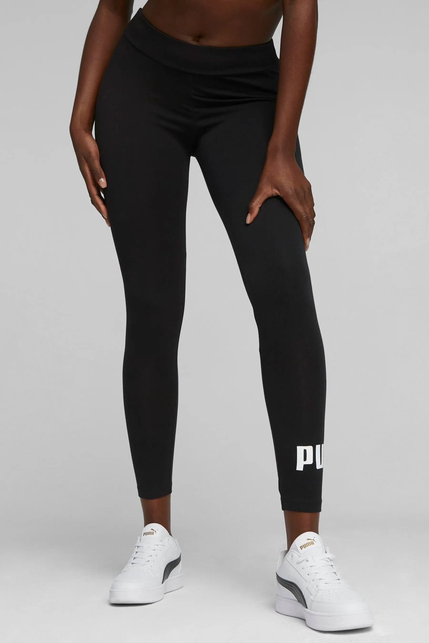 Puma Womens Essentials Logo 100% Cotton Leggings    