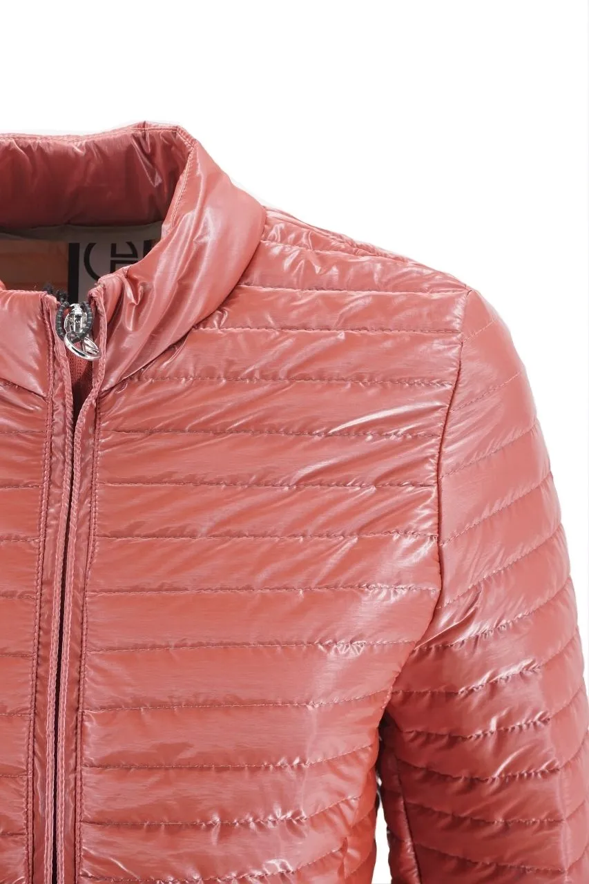 Quilted Clinchberry Jacket / Pink