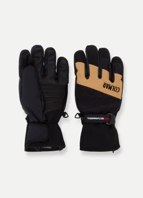 Ski gloves with protections