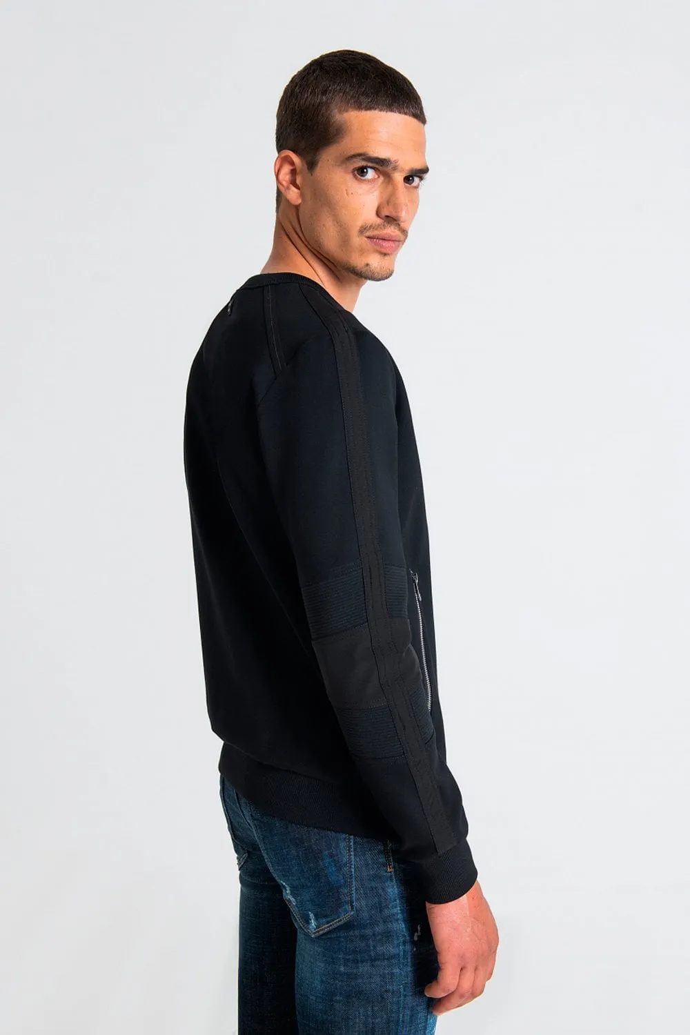 Slim Fit Sweatshirt Black