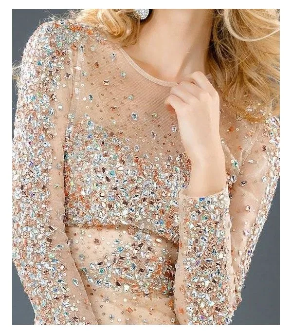 Sparkly Dress Nude
