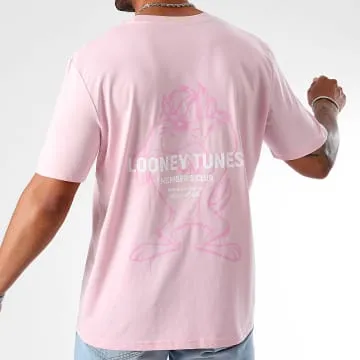 Tee Shirt Oversize Large Summer Tee Taz Pink