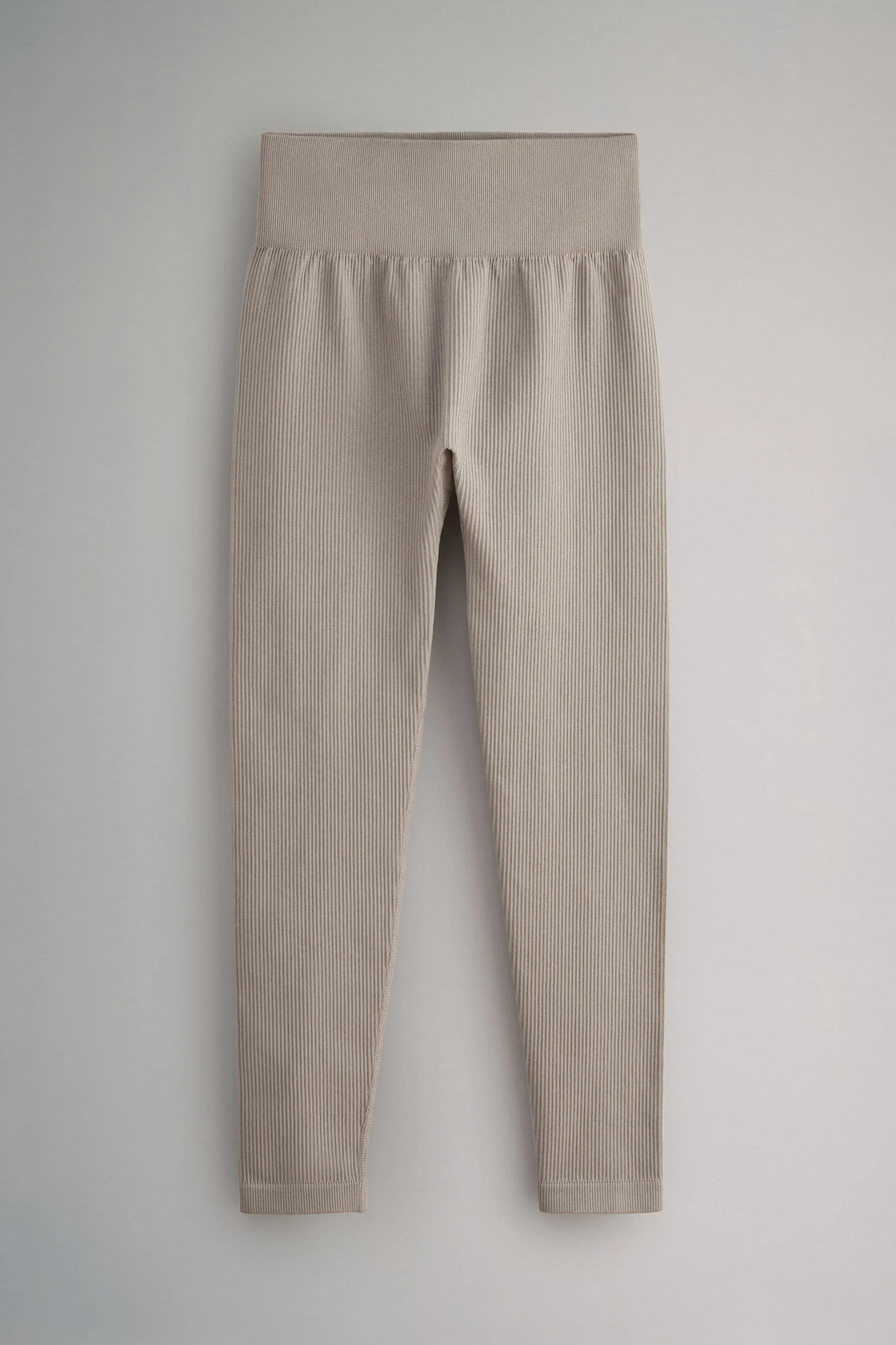 The Set 2 Pack Seamless Ribbed High Waist Leggings    