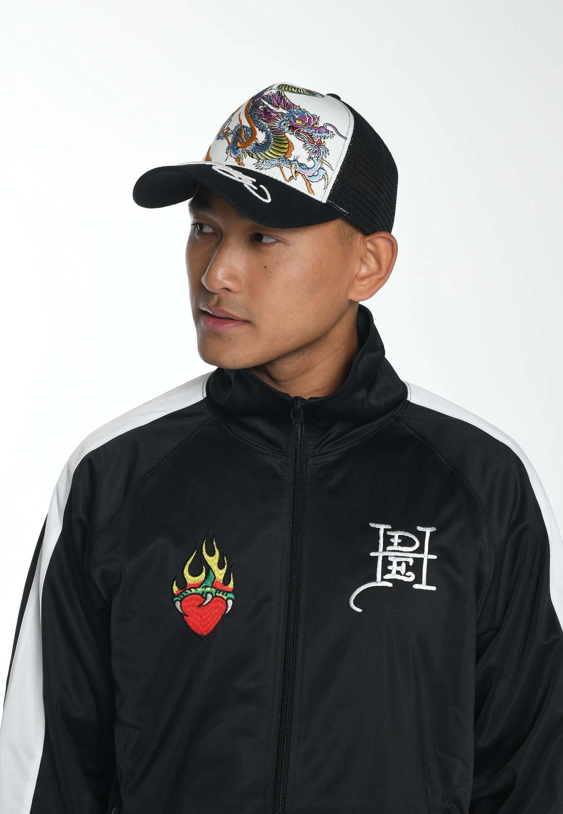 VIBRANT DRAGON TWILL FRONT TRUCKER - Cappellino