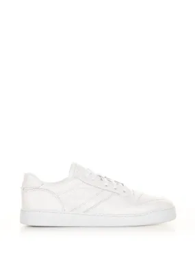 White leather sneaker